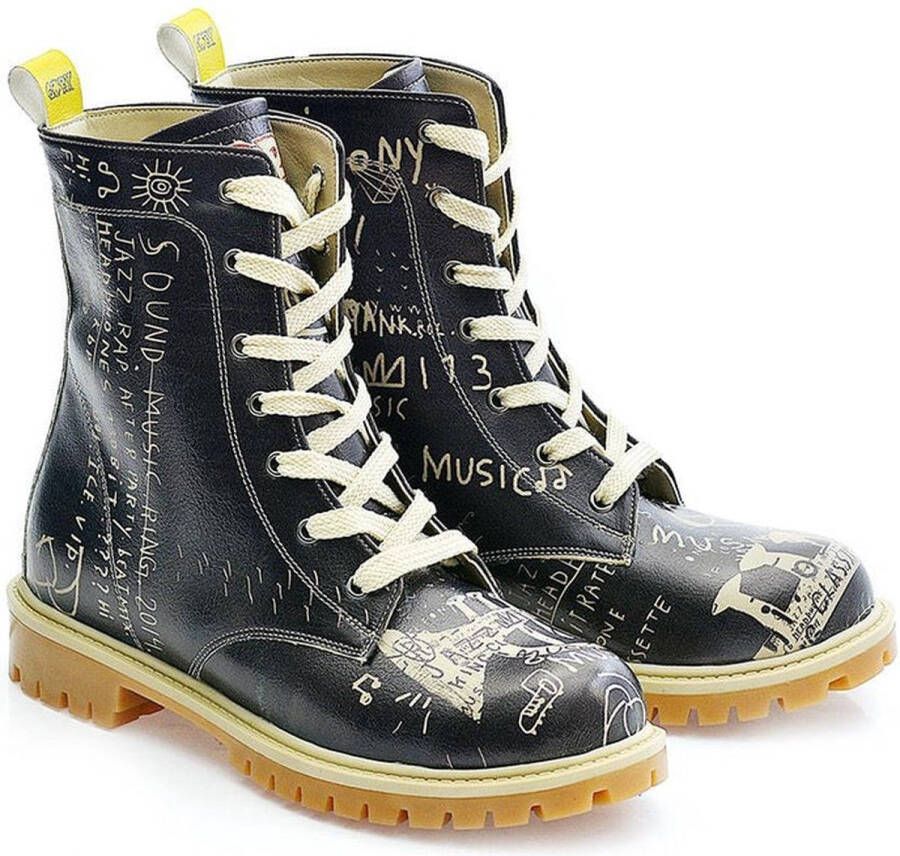 GOBY Artwork Boots Laars Laarzen Damesboots Dames laarzen Longboots Handmade - Foto 2
