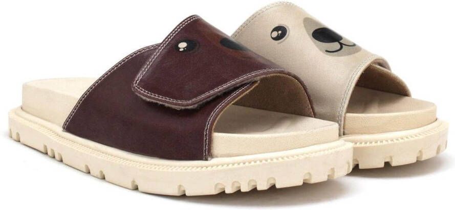 GOBY Bear Friends Dames Sandalen Handmade Vegan