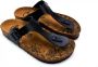 GOBY Black Slippers Sandalen -Hoge kwaliteit Handmade - Thumbnail 1