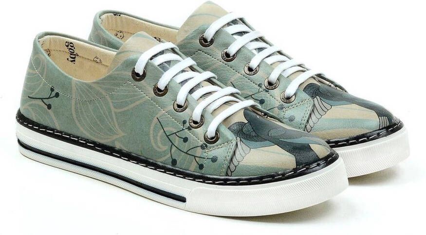 GOBY Blue Bird Sneakers Schoenen Handgemaakt Premium Kwaliteit