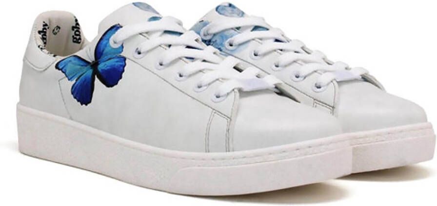 GOBY Blue Breeze Dames Sneaker Vegan Handgemaakt