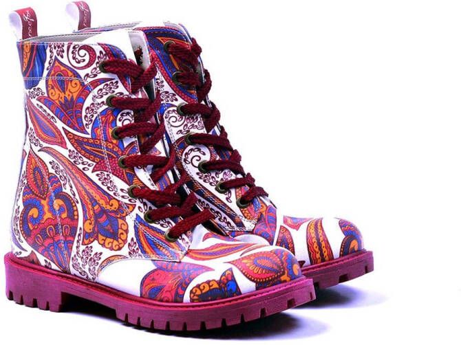 GOBY Bohemian Dream Dames Veterboots Handgemaakt Vegan Leer