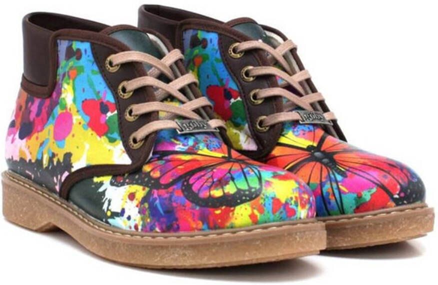 GOBY Butterfly Enkellaarsjes Damesboots Handgemaakt Hoge Kwaliteit