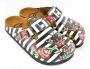 GOBY Clogs met Vlinders & Bloemen Handgemaakt Hoge Kwaliteit - Thumbnail 1