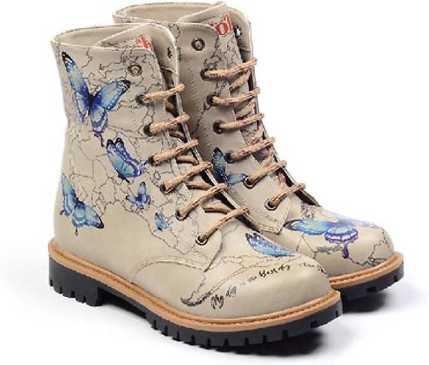 GOBY Butterfly Wander Boots Handgemaakt Uniek Design Vegan Comfort