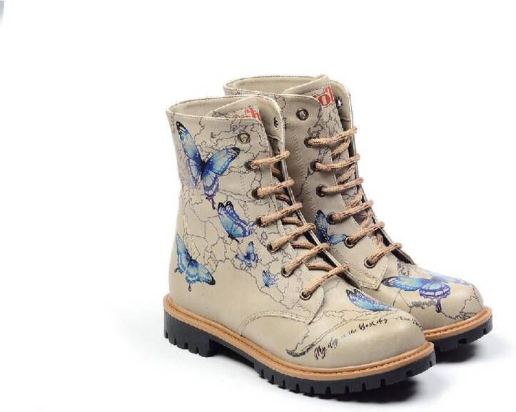 GOBY Butterfly Wander Boots Handgemaakt Uniek Design Vegan Comfort