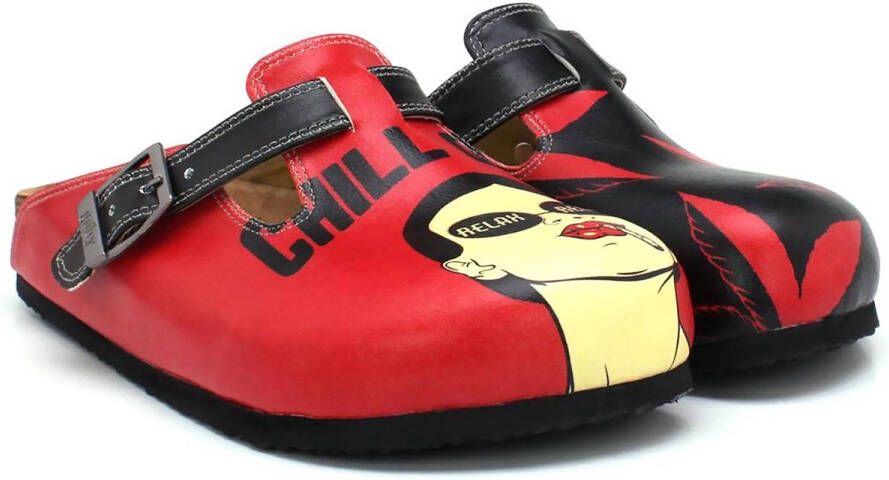 GOBY Chill Out Clogs Dames Handgemaakt Premium Kwaliteit