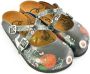 GOBY Clogs met Bloemenprint Handgemaakt Premium Kwaliteit - Thumbnail 2