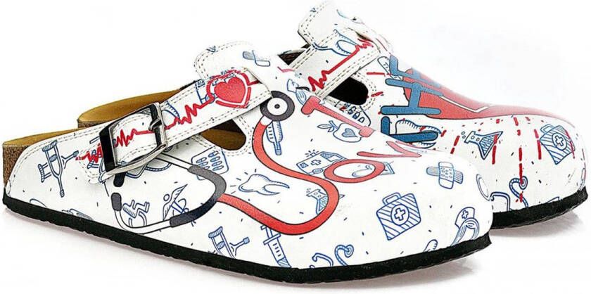 GOBY Clogs met I Love The Life Design Handgemaakt Hoge Kwaliteit