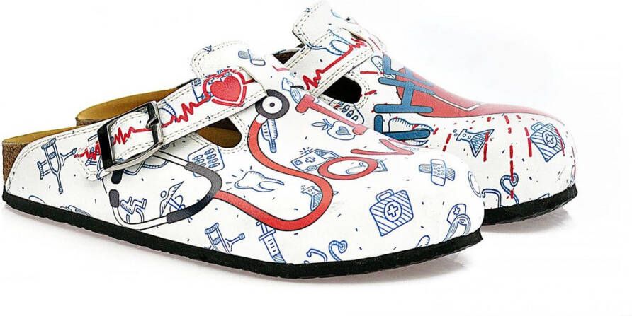 GOBY Clogs met I Love The Life Design Handgemaakt Hoge Kwaliteit