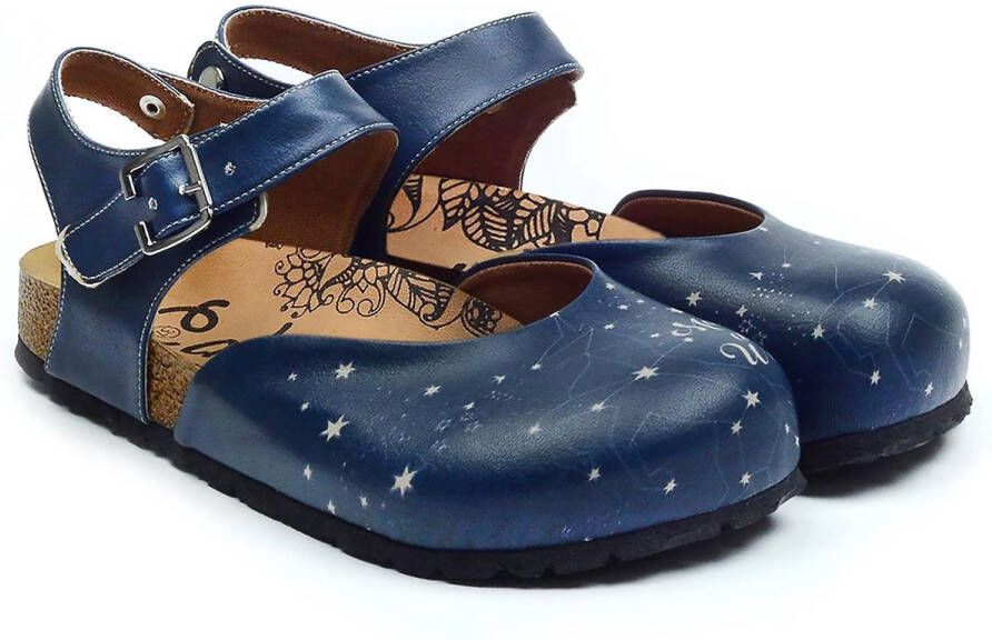 GOBY Clogs met Make a Wish Print Handgemaakt Hoge Kwaliteit