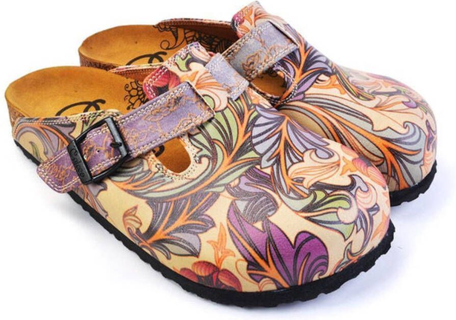 GOBY Bloemen Patroon Clogs Slippers Hoge kwaliteit Handmade