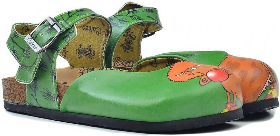GOBY Clown Cow Clogs Handgemaakt Premium Kwaliteit