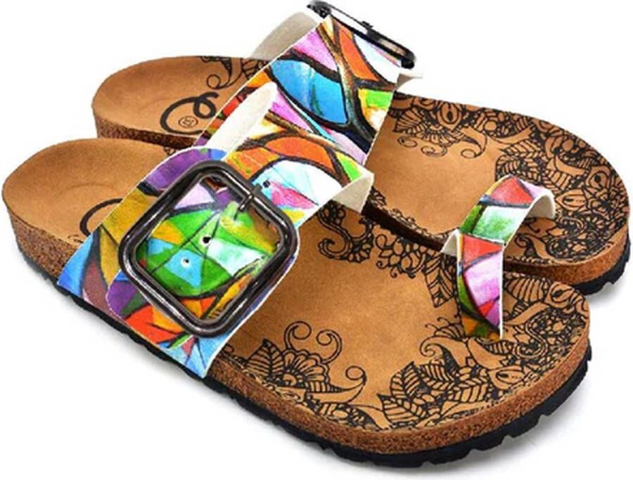 GOBY Color Vibe Dames Teenslippers Vegan Handmade