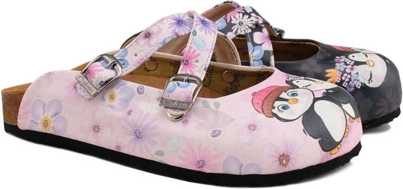 GOBY Cute Pinguins Clogs Slippers -Hoge kwaliteit Handmade