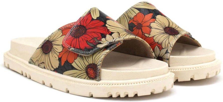 GOBY Daisy Bloom Dames Sandalen Handmade Vegan