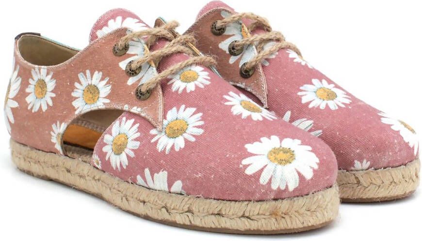 GOBY Daisy Delight Dames Espadrilles met Madeliefjesprint