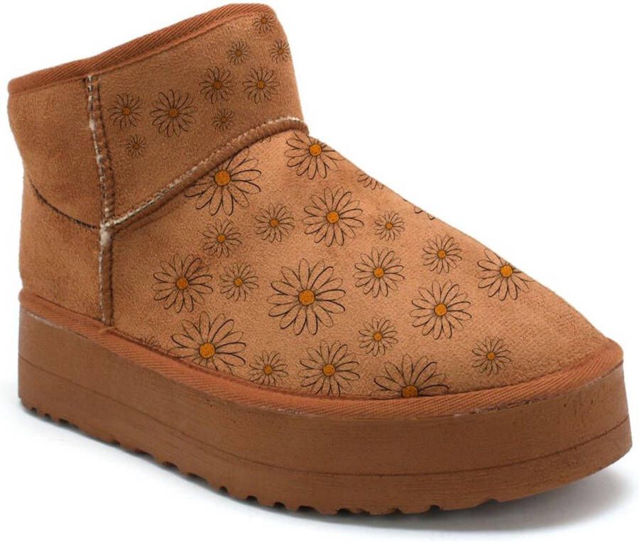 GOBY Daisy Enkellaarsjes Dames Laarzen Handgemaakt Premium Kwaliteit