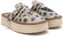 GOBY Dames Clogs Vegan Leer Handgemaakt Katten Design - Thumbnail 1