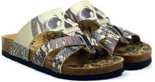 GOBY Deadly Skull Sandalen Slippers Hoge kwaliteit Handmade