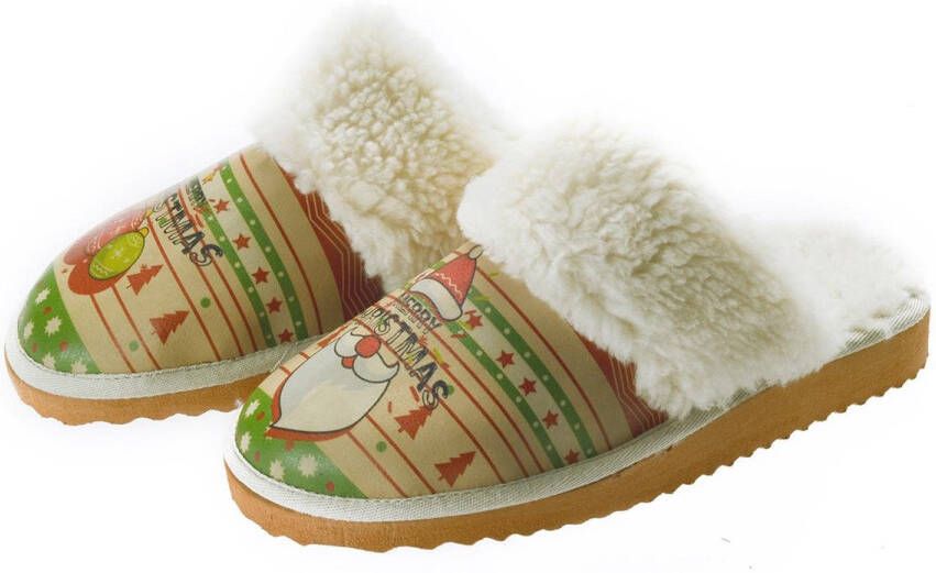 GOBY Dragonfly Fur Slippers Vegan Leer Handgemaakt
