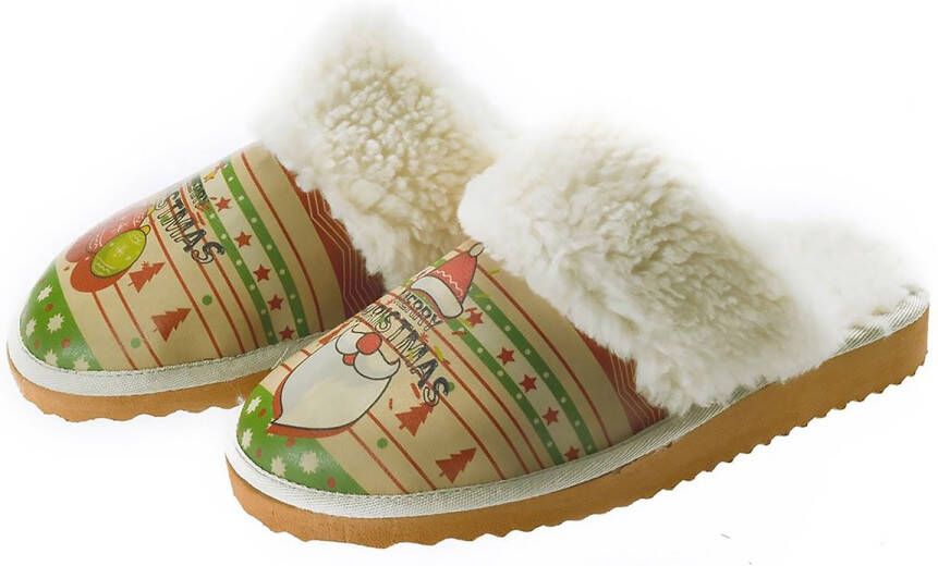GOBY Dragonfly Fur Slippers Vegan Leer Handgemaakt