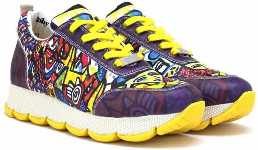 GOBY Electric Vibe Dames Sneaker Vegan Handgemaakt