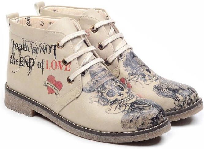 GOBY Eternal Ink Enkel Laarzen Handmade Vegan Leer Damesboots