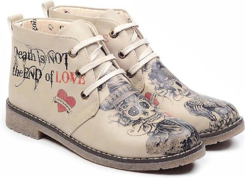 GOBY Eternal Ink Enkel Laarzen Handmade Vegan Leer Damesboots