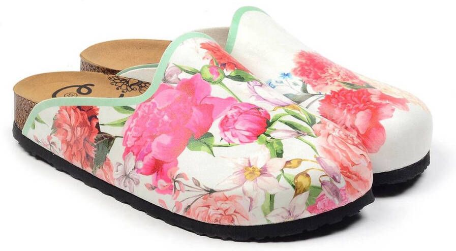 GOBY Garden Bloom Dames Clogs Vegan Handmade