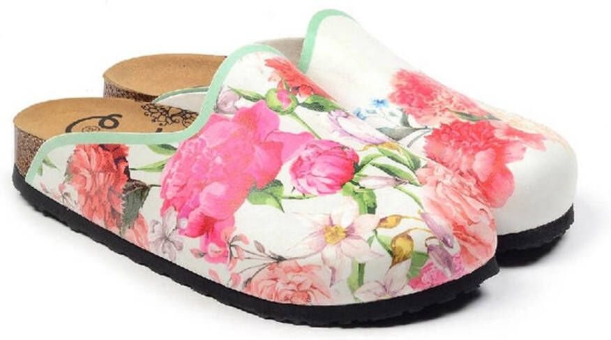 GOBY Garden Bloom Dames Clogs Vegan Handmade