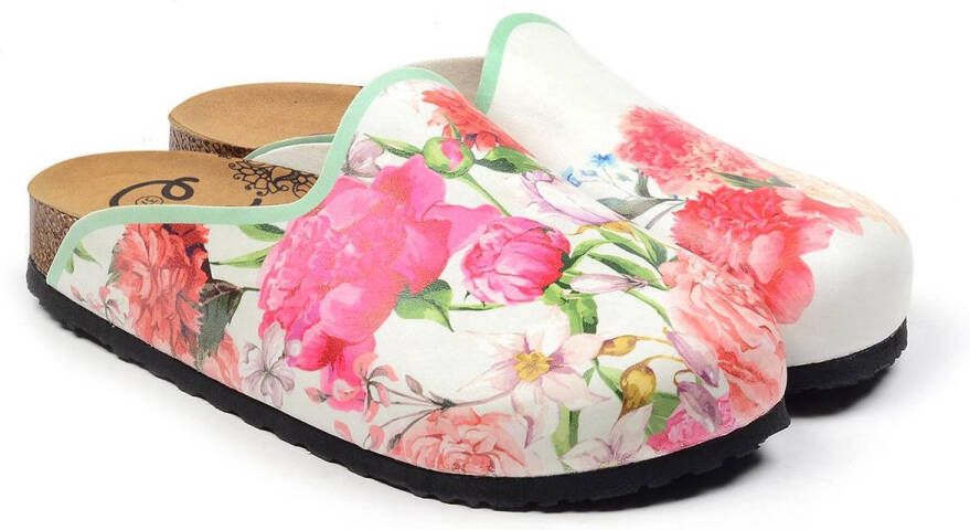 GOBY Garden Bloom Dames Clogs Vegan Handmade