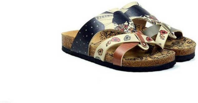 GOBY Playing Piano Sandalen Slippers Hoge kwaliteit Handmade