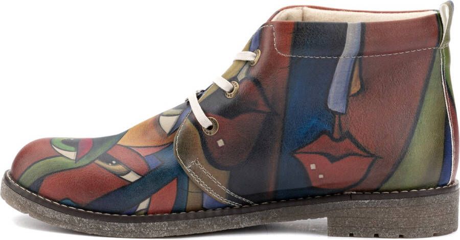 GOBY Behind your Eyes Enkel laars Laarzen Damesboots Dames laarzen Ankle boot Handmade - Foto 8