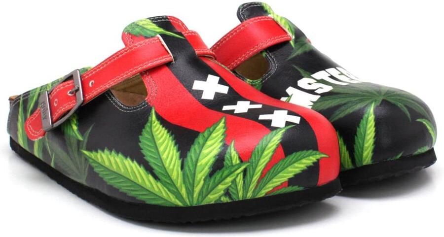 GOBY Amsterdam Dames Clogs Handmade Vegan Leer