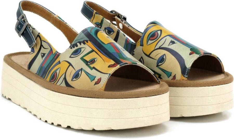 GOBY Artistiek Clogs Handgemaakt Premium Kwaliteit