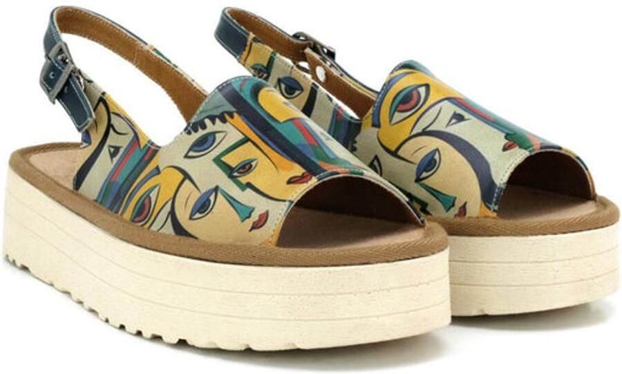 GOBY Artistiek Clogs Handgemaakt Premium Kwaliteit