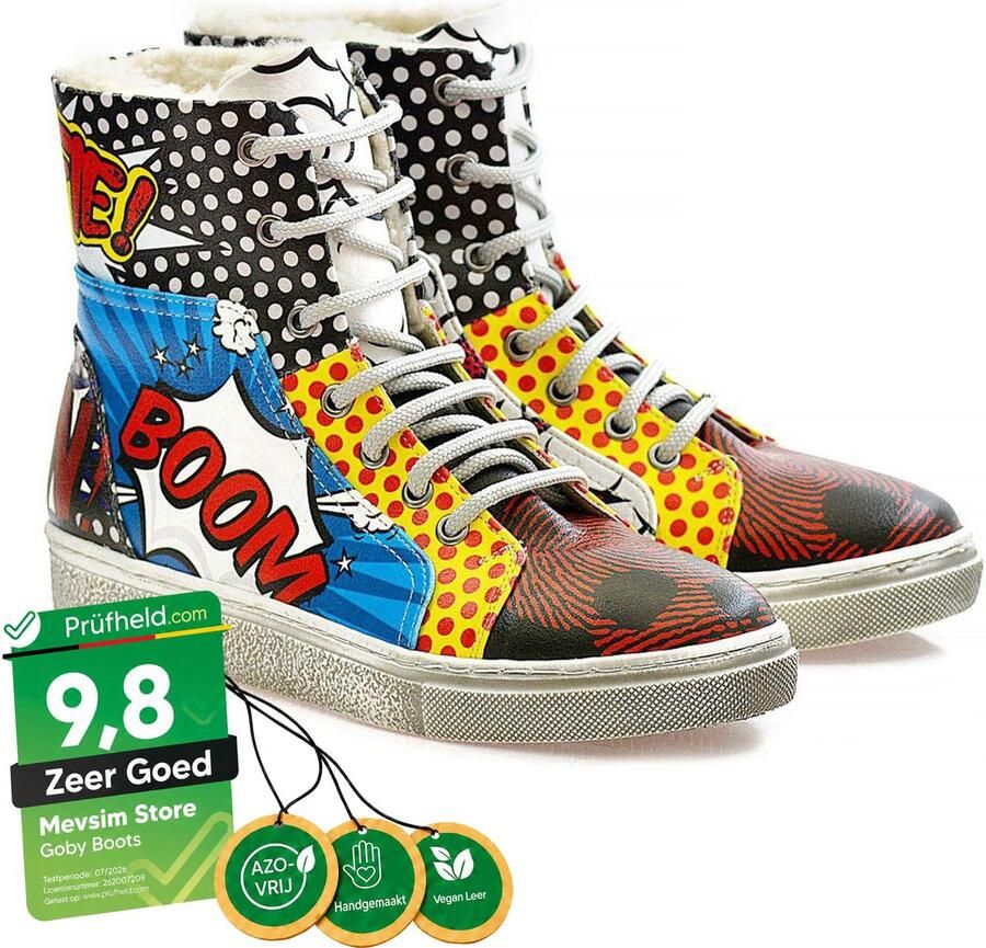 GOBY Bang Boots Sneakers Laarzen Hoge kwaliteit Handmade - Foto 2
