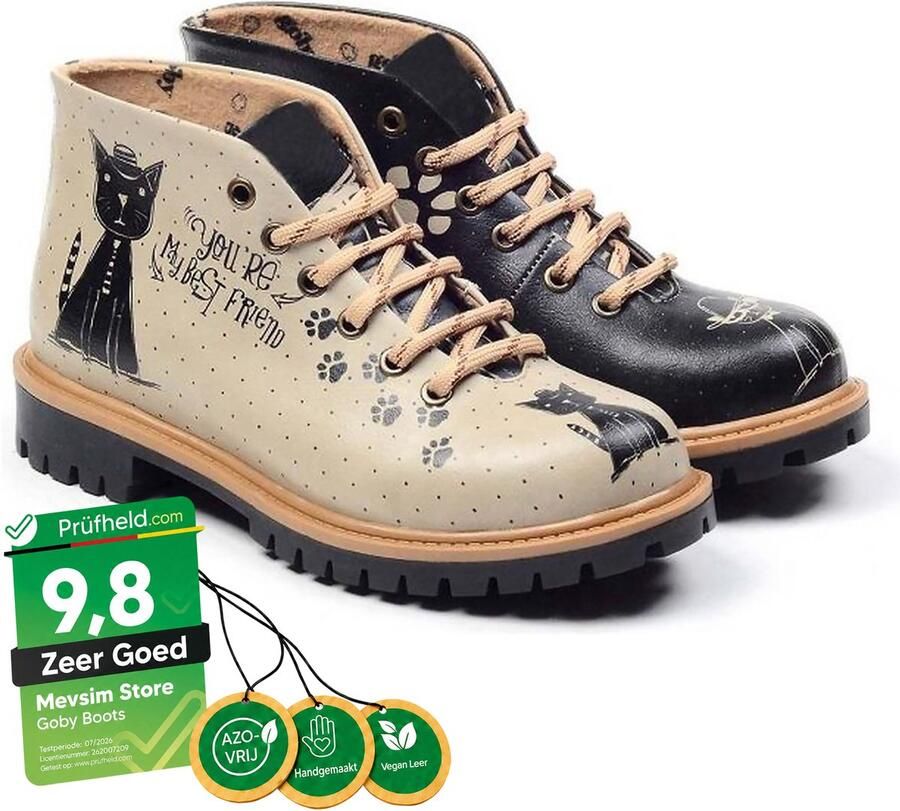 GOBY Best friend Enkel laars Laarzen Damesboots Dames laarzen Ankle boot Handmade - Foto 3