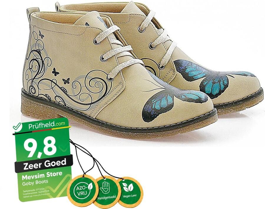 GOBY Butterfly Boots Handgemaakt Premium Kwaliteit