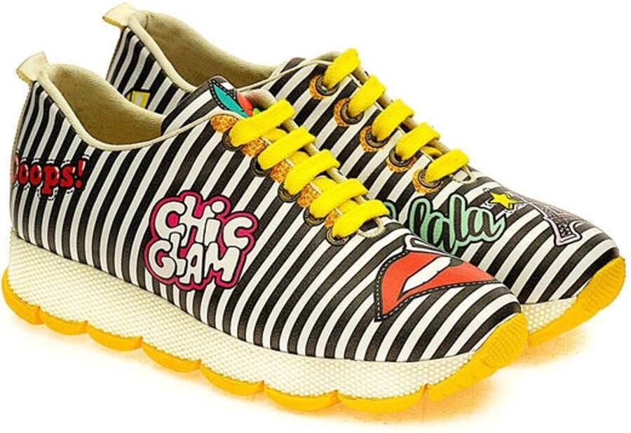 GOBY Chic Glam Sneakers Handgemaakt Premium Kwaliteit
