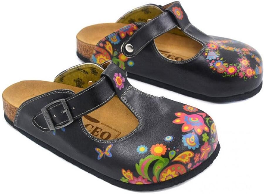 GOBY Colorful Flowers Clogs Slippers Hoge kwaliteit Handmade