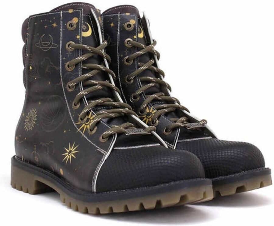 GOBY Cosmic Boots Dames Veterboots Vegan Leer