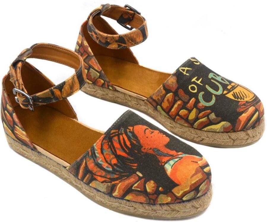 GOBY Dames Sneakers A Sip of Cuba Design Handgemaakt