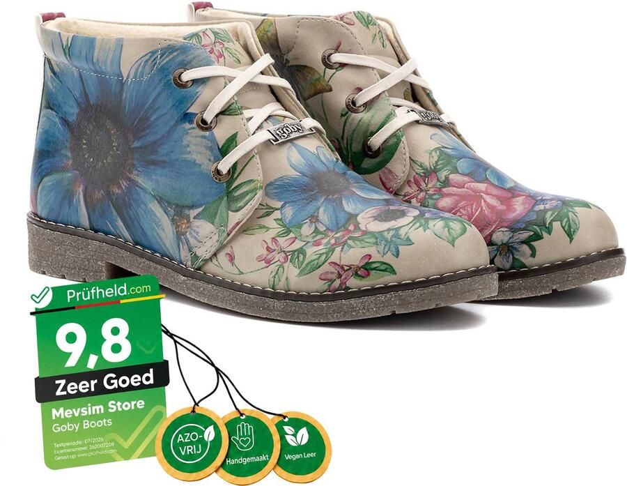GOBY Doughty Enkel laars Laarzen Damesboots Dames laarzen Ankle boot Handmade - Foto 3