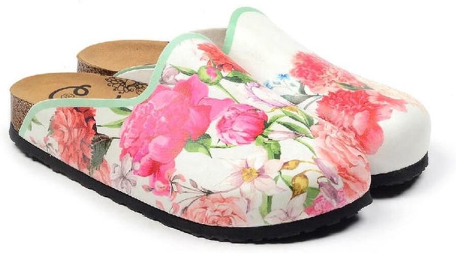 GOBY Garden Bloom Dames Clogs Vegan Handmade