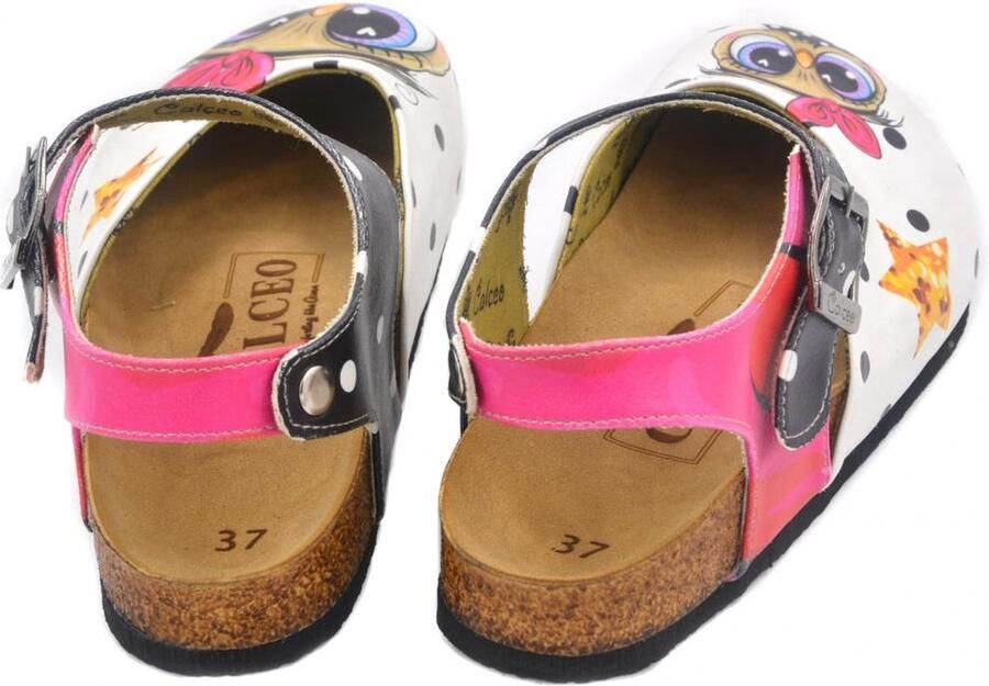 GOBY Girl Owl Clogs Handgemaakt Premium Kwaliteit - Foto 2