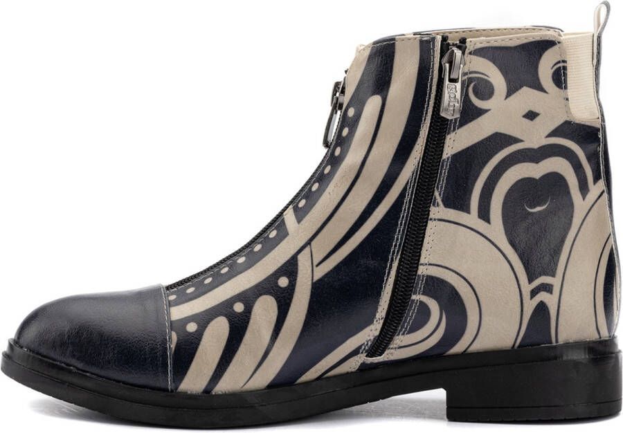 GOBY Girl with a Pearl Enkel laars Laarzen Damesboots Dames laarzen Ankle boot Handmade - Foto 3