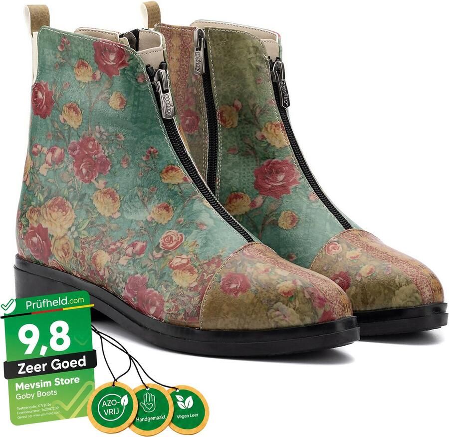 GOBY Gleizes Enkel laars Laarzen Damesboots Dames laarzen Ankle boot Handmade - Foto 3