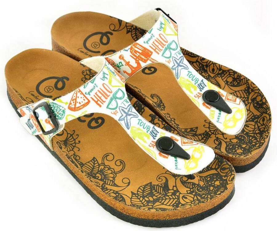 GOBY Hello Slippers Sandalen -Hoge kwaliteit Handmade